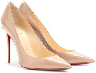 Christian Louboutin Decollete 554 100 Patent Leather Pumps - Lyst