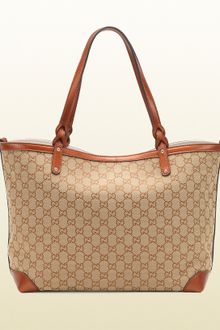 Gucci Gucci Craft Original Gg Canvas Tote - Lyst