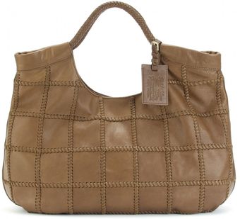 Ralph Lauren Ralin Patchwork Leather Tote - Lyst