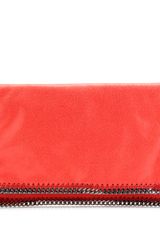 Stella McCartney Falabella Shaggy Deer Fold Over Clutch
