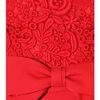 Valentino Dress with Bow Belt in Red (rosso) - Lyst