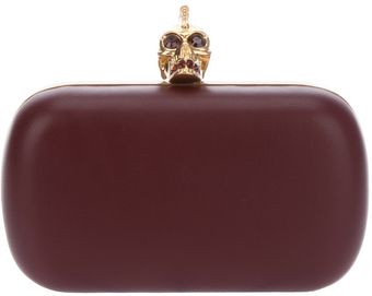 Alexander McQueen Skull Clutch - Lyst