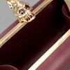 Alexander Mcqueen Skull Clutch in Red - Lyst