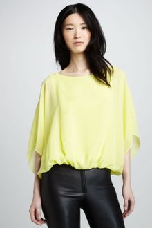 Alice + Olivia Kate Batwing Sleeve Top - Lyst