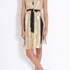 Diane Von Furstenberg Missy Lame Dress in Gold - Lyst