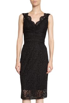 Dolce & Gabbana Net Lace Sleeveless Dress - Lyst