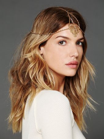 Free People Gilded Baroque Headpiece - Lyst