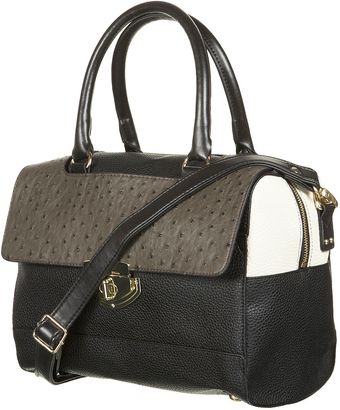 Topshop Twistlock Colour Block Bowling Bag - Lyst