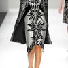 Bibhu Mohapatra Embroidered Tulle Long Sleeve Dress in Black (black/silver) - Lyst