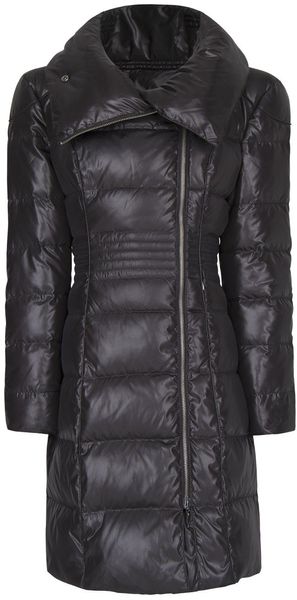 Mango Feather Quilted Coat - Lyst