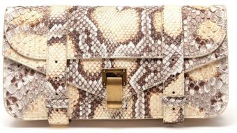 Proenza Schouler Ps1 Python Clutch Bag - Lyst
