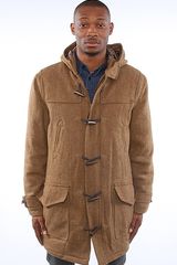 Spiewak The Pearson Duffle Coat in Brown Caramel