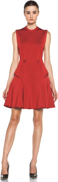 Givenchy Sleeveless Dress in Red - Lyst