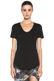 Helmut Lang Kinetic Jersey Scoop Neck Tee  - Lyst