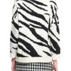 Mango Mango Zebra Print Oversized Jumper Blackwhite in Beige (zebra) - Lyst