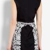 Tibi Violette Baroque Lace Print Dress in Black - Lyst