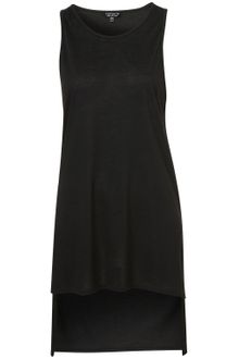 Topshop Step Back Hem Tank - Lyst