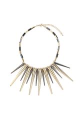 Topshop Mix Spike Collar Necklace