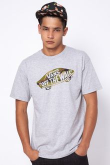 Vans Tshirt Camo Off The Wall Logo Print - Lyst
