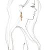 Aurelie Bidermann Malibu Blue Earrings in Gold (gold/turquoise) - Lyst