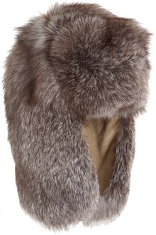 Barneys New York Reversible Chapka Trapper Hat - Lyst