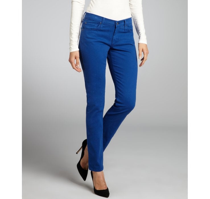 James Jeans Royal Blue Stretch Cotton Randi Skinny Jeans In Blue Royal Lyst 2693