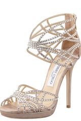 Jimmy Choo Diva Crystal Cutout Sandal