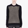 Proenza Schouler Black Matallic Woven Side Zip Sweater in Black - Lyst