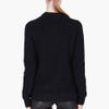 Proenza Schouler Black Matallic Woven Side Zip Sweater in Black - Lyst