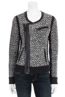 Rag & Bone Samantha Tweed Biker Jacket - Lyst