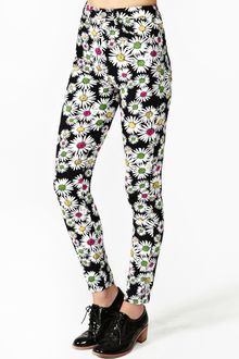 Nasty Gal Neon Daisy Skinny Jeans - Lyst