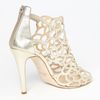 Oscar De La Renta Gladia Cage Sandal in Pink (gold) - Lyst
