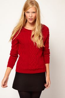 Vanessa Bruno Athé Vanessa Bruno Athé Cable Knit Jumper - Lyst
