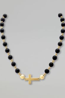 Belle Noel Cross Station Necklace - Lyst