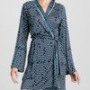 Cosabella Bella Dotprint Robe in Blue (navy dot) - Lyst