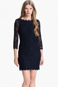 Diane Von Furstenberg Zarita Lace Shift Dress - Lyst