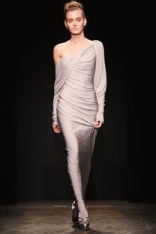 Donna Karan New York Evening Wrapsody Draped Dress - Lyst