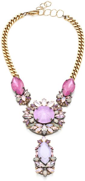 Erickson Beamon Pretty in Punk Embellished Bib Necklace - Lyst