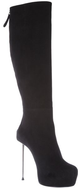 Gianmarco Lorenzi Knee High Platform Boot - Lyst