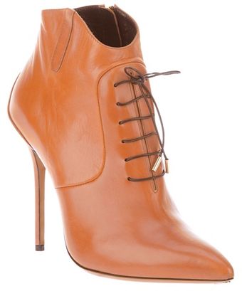 Gianmarco Lorenzi Lace Up Bootie - Lyst