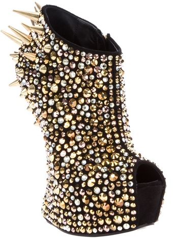 Giuseppe Zanotti Studded Platform - Lyst
