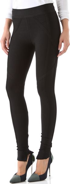 Hervé Léger Signature Essentials Leggings - Lyst