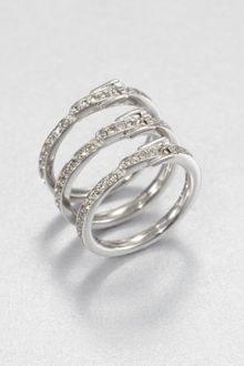 Michael Kors Pavé Buckle Stack Ring  - Lyst