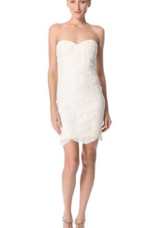Reem Acra Lace Me Up Mini Dress - Lyst