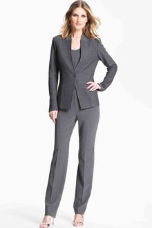 St. John  Crepe Marocain Pants - Lyst