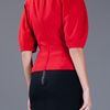 Alexander Mcqueen Structured Top in Red - Lyst