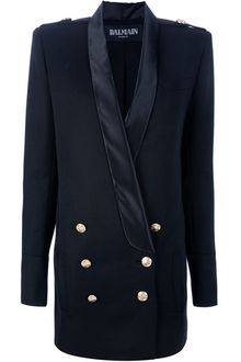 Balmain Oversize Double Breasted Blazer - Lyst