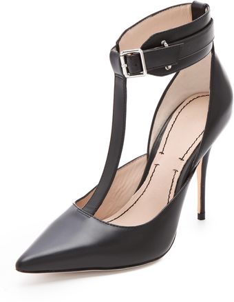Elizabeth And James Saucy Ankle Cuff Pumps - Lyst