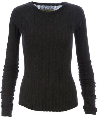 Enza Costa Ribbed Sweater - Lyst