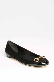 Gucci Carlie Horse Bit Ballet Flat - Lyst
